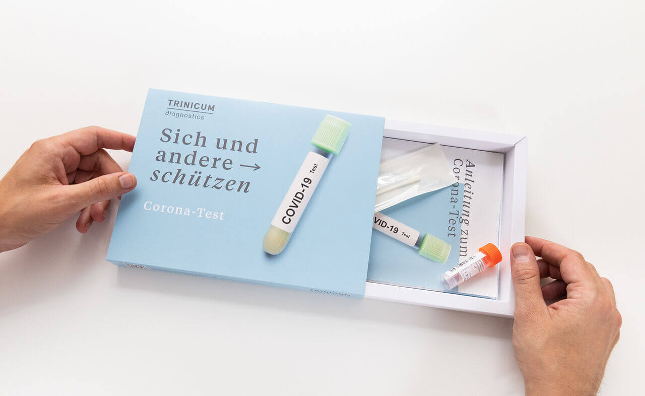 Corona Selbsttest für Zuhause TRINICUM diagnostics Wien